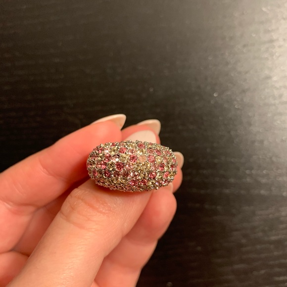 SWAROVSKI pink crystal ring - Picture 4 of 5